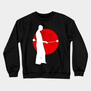 Silhouette Poi Ball Spinner Crewneck Sweatshirt